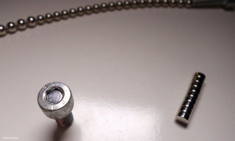 Zylinder-Magnet als Diebstahlsicherung für Inbusschrauben