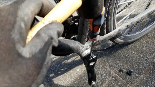 Trick zum lösen der Tretkurbel