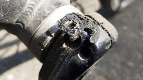 Sicherungsblech der Tretkurbelschrauben